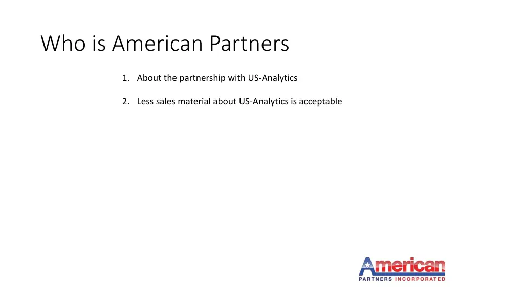 who is american partners