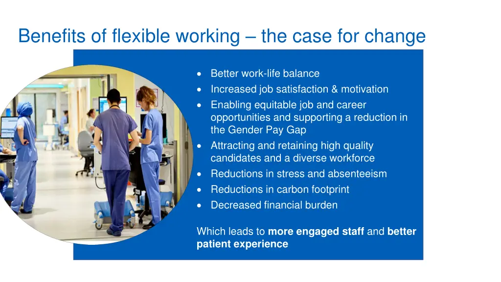 benefits of flexible working the case for change