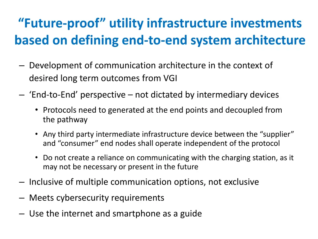 future proof utility infrastructure investments