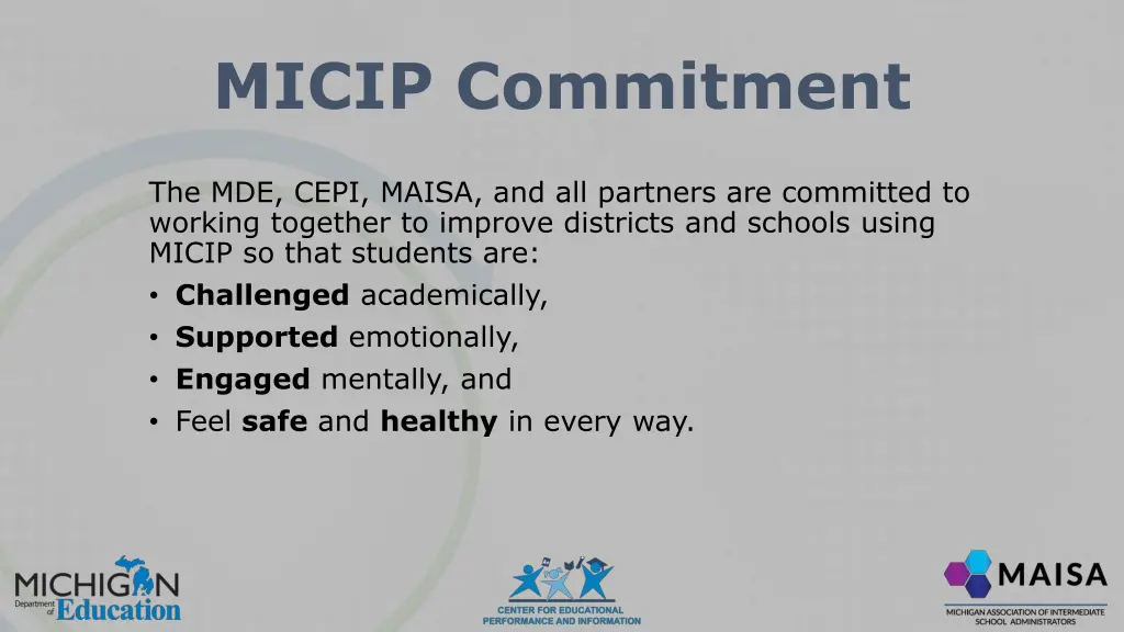 micip commitment