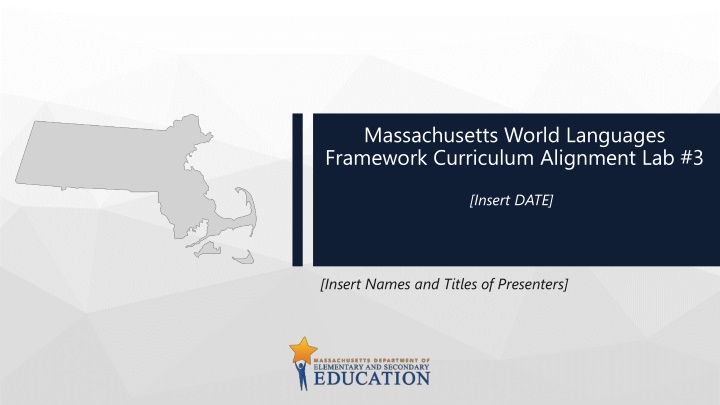 massachusetts world languages framework