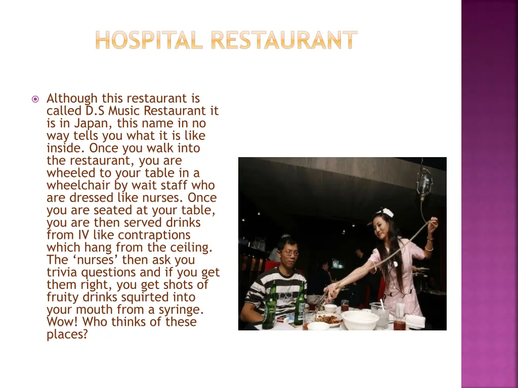 hospital restaurant