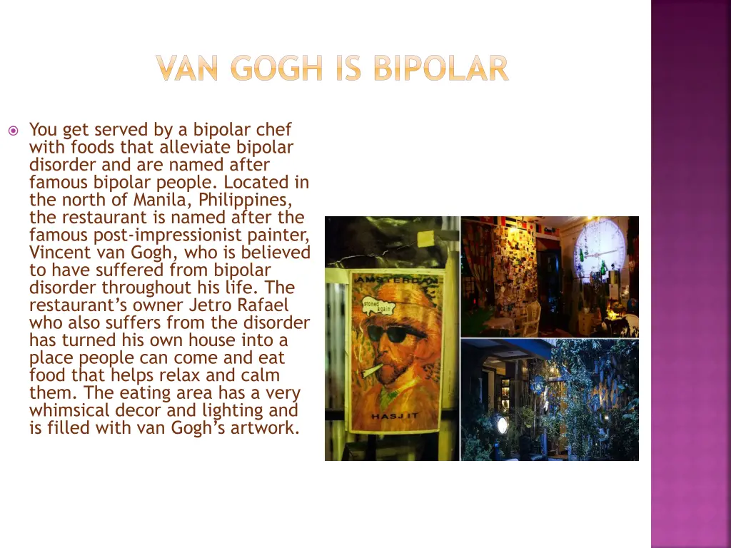 van gogh is bipolar