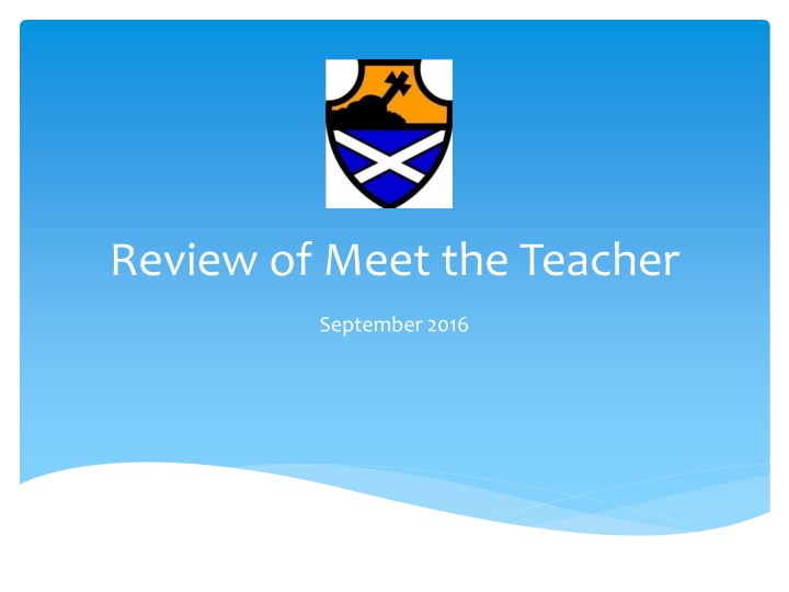 review of meet the teacher