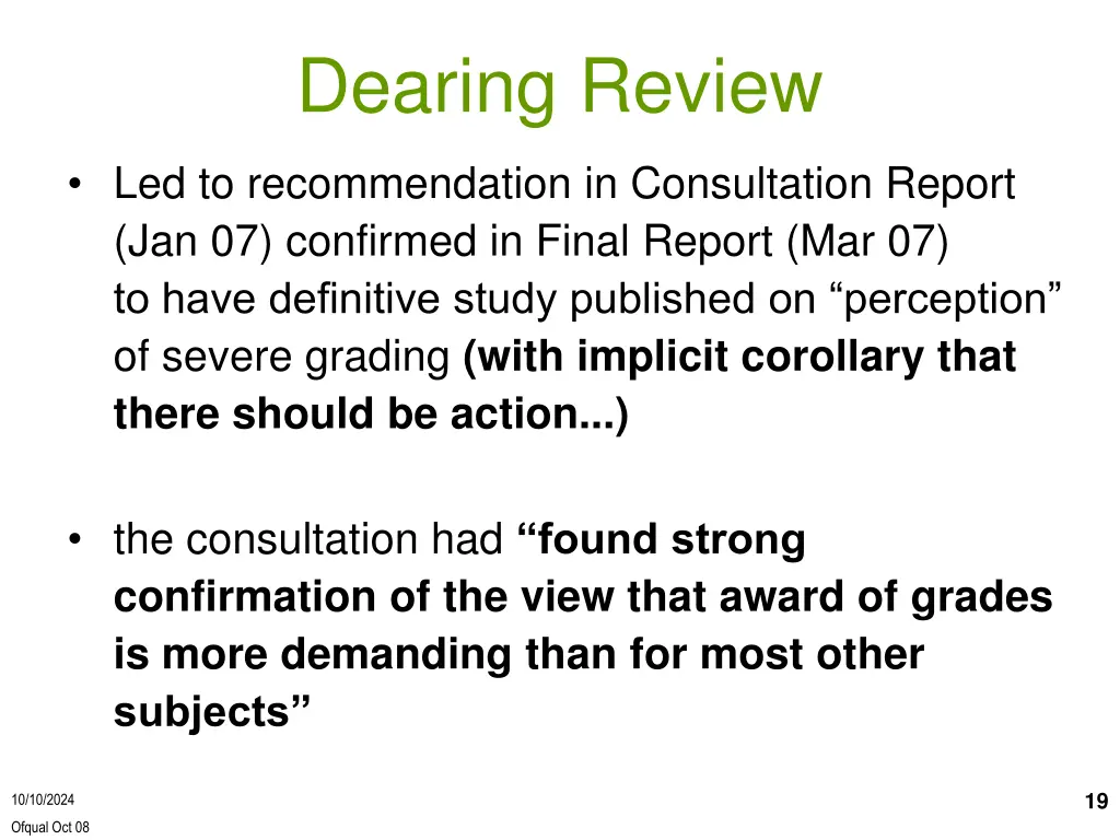 dearing review 1