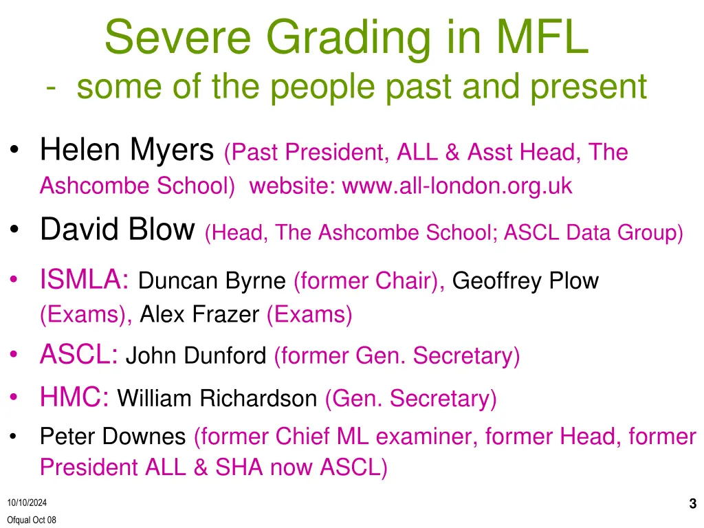 severe grading in mfl some of the people past