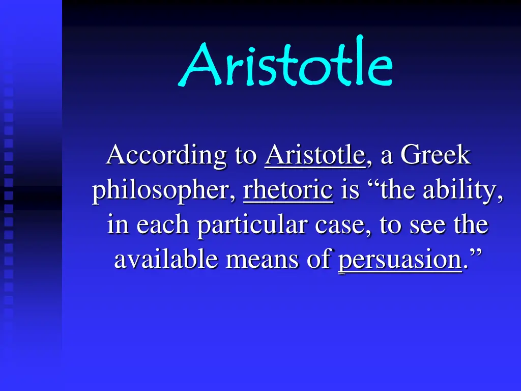 aristotle aristotle