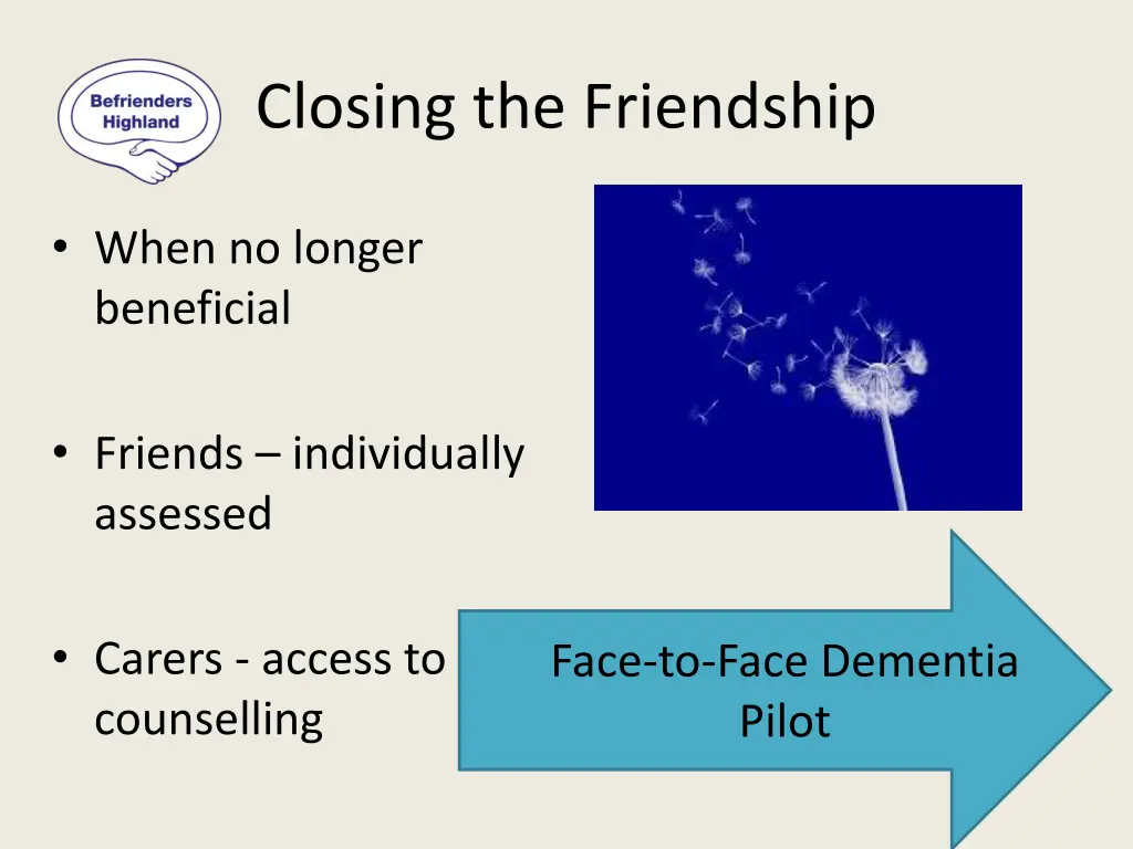 closing the friendship