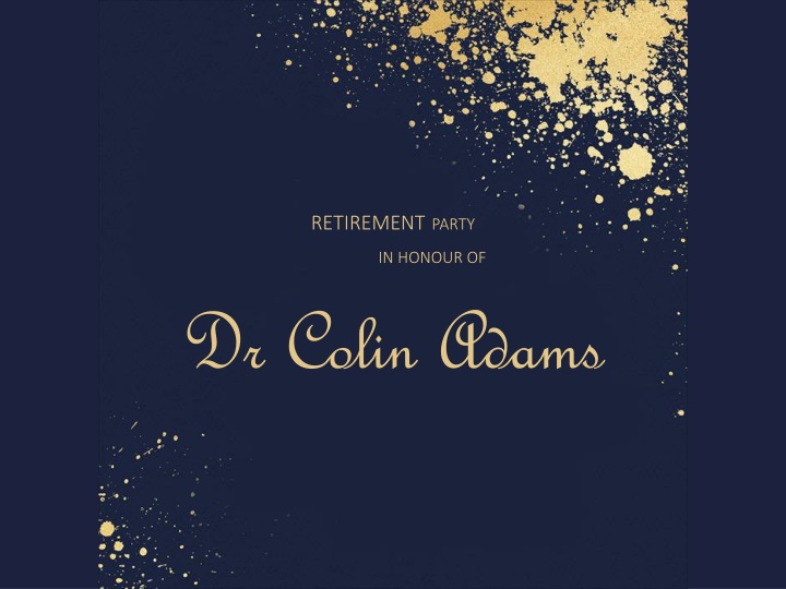 retirement party