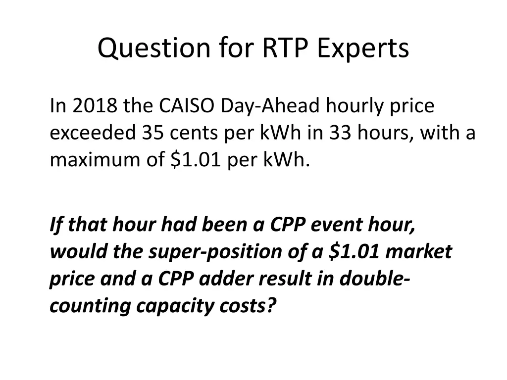 question for rtp experts