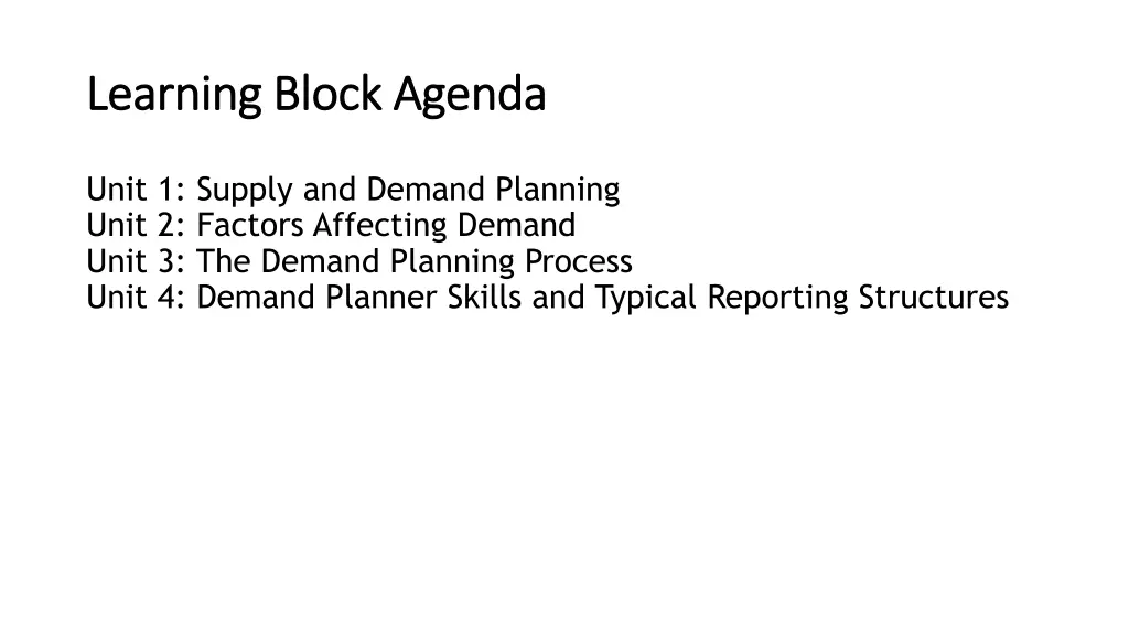 learning block agenda learning block agenda