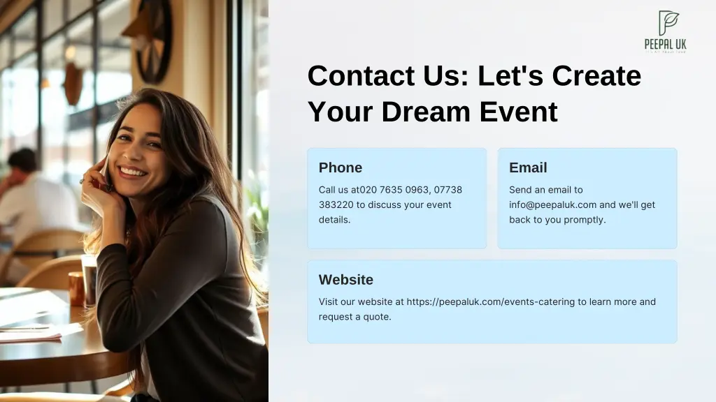 contact us let s create your dream event