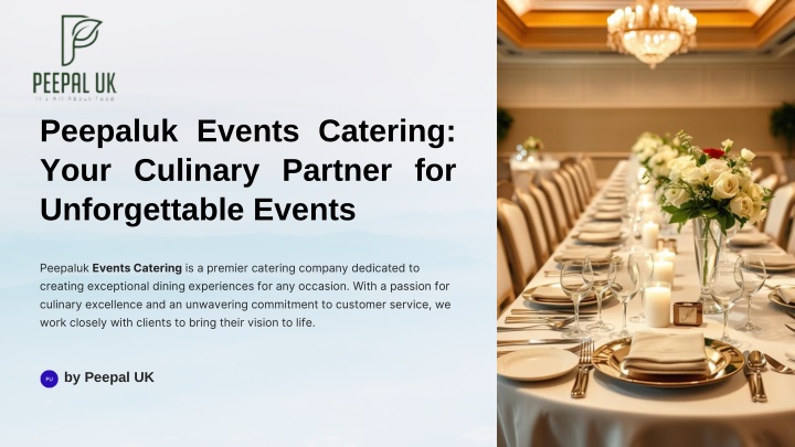 peepaluk events catering your culinary partner