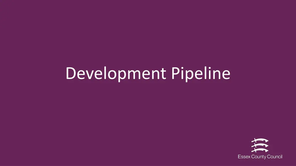 development pipeline