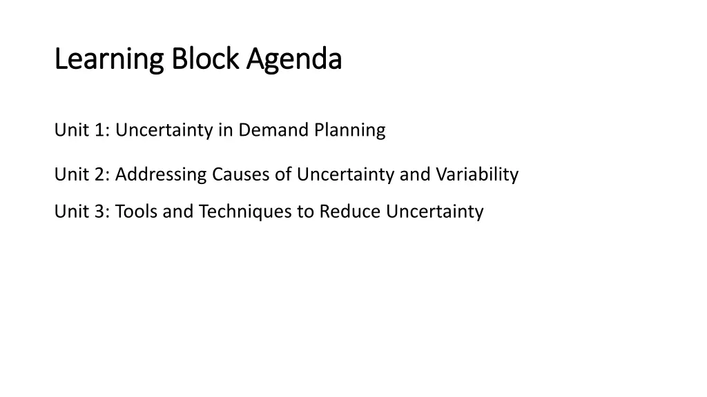 learning block agenda learning block agenda