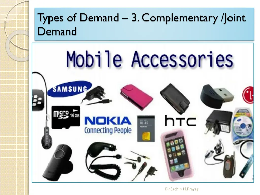 types of demand 3 complementary joint demand