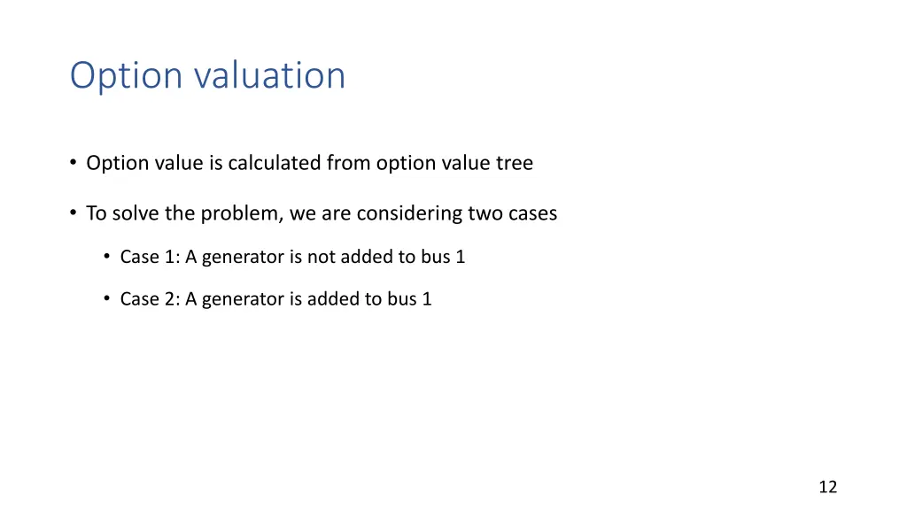 option valuation 1