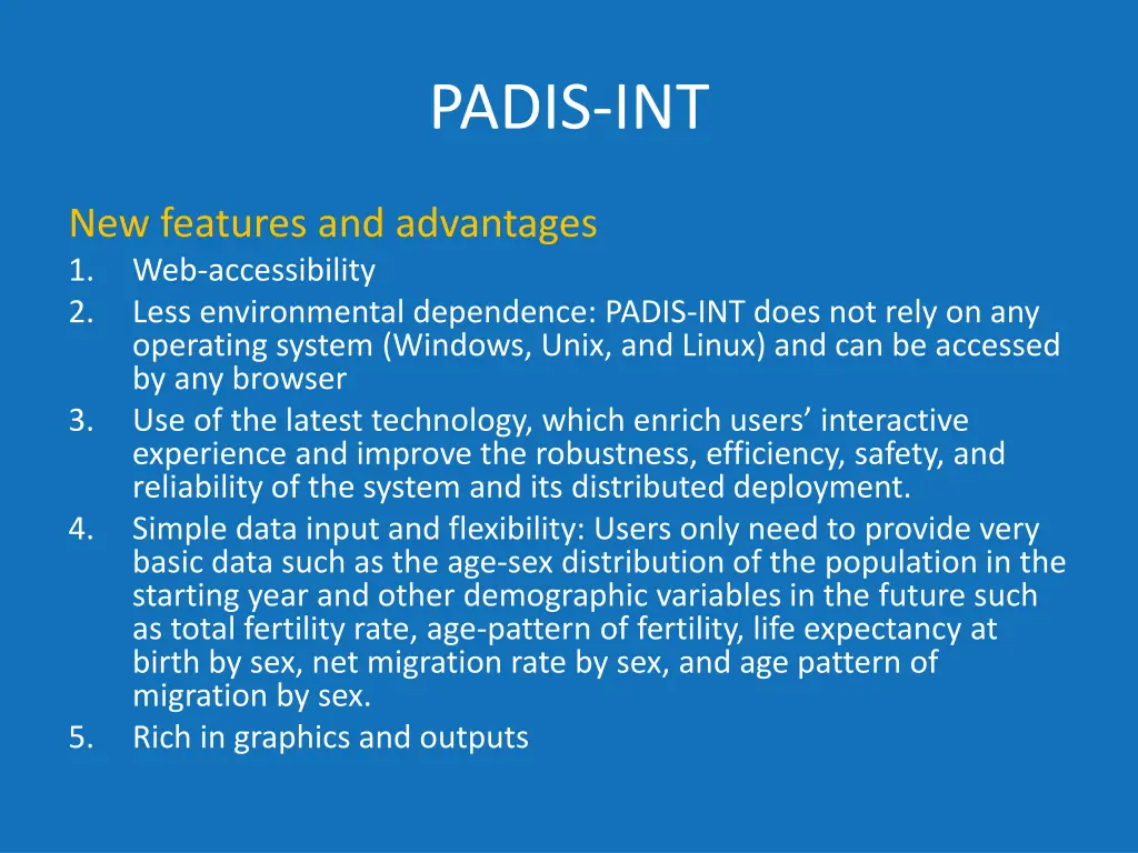 padis int 1