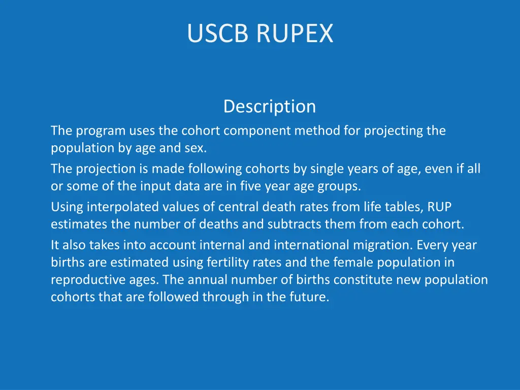 uscb rupex