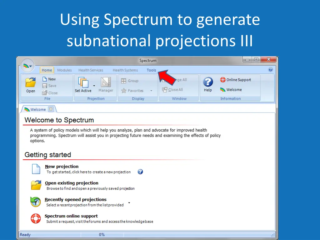 using spectrum to generate subnational 2