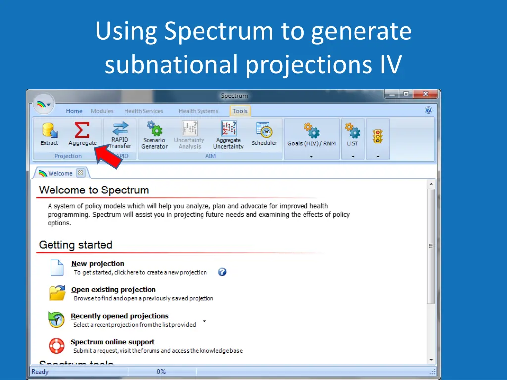 using spectrum to generate subnational 3