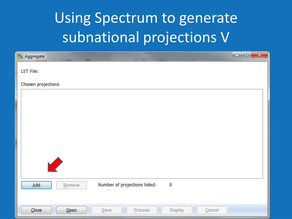 using spectrum to generate subnational 4