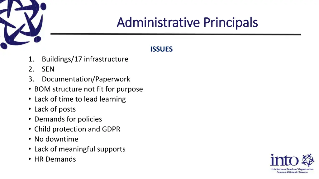 administrative principals administrative