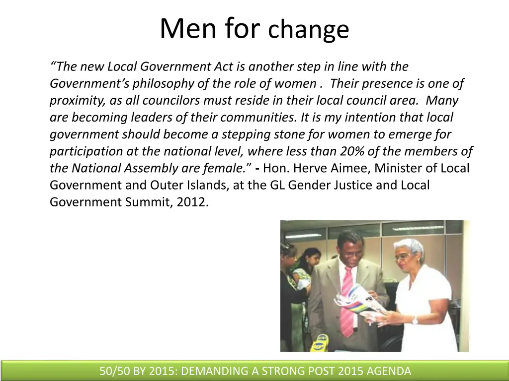 men for change