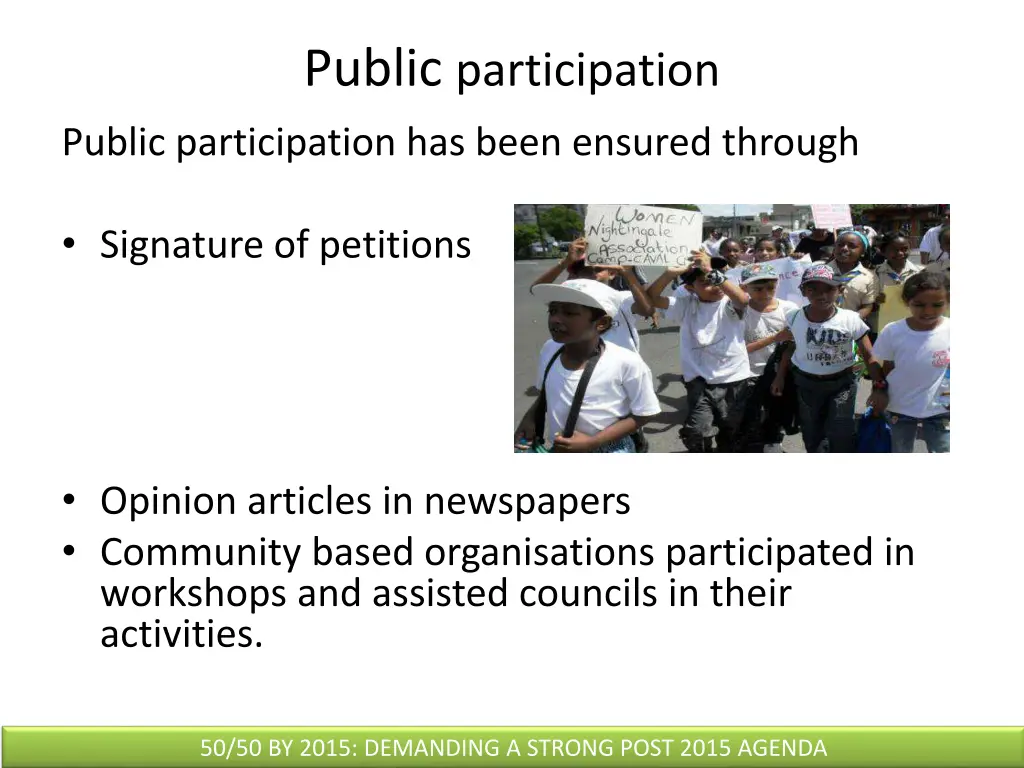 public participation