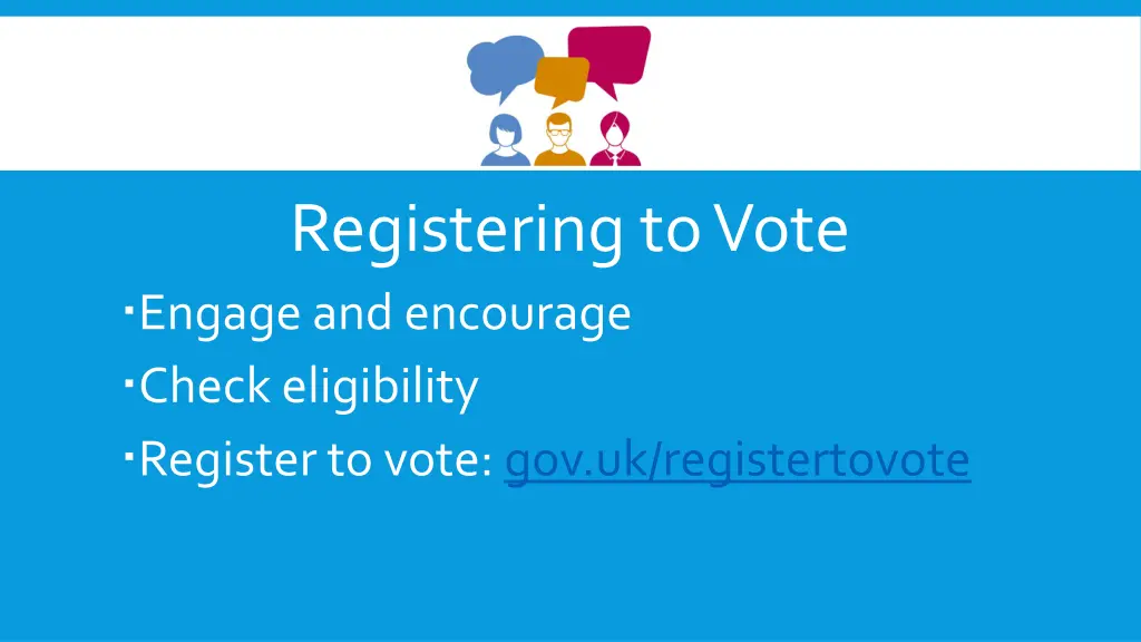 registering to vote engage and encourage check