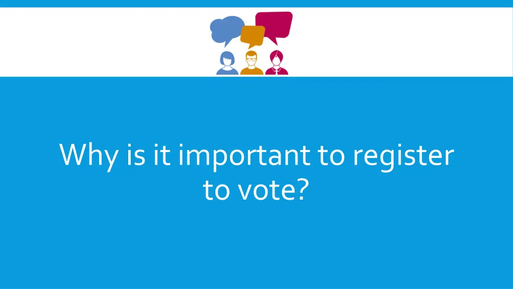 why is it important to register to vote