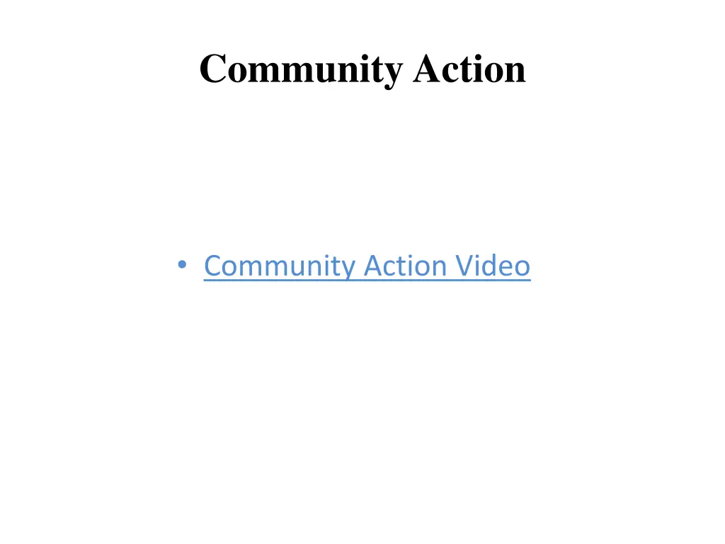 community action