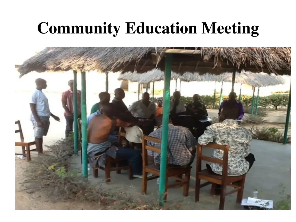 community education meeting