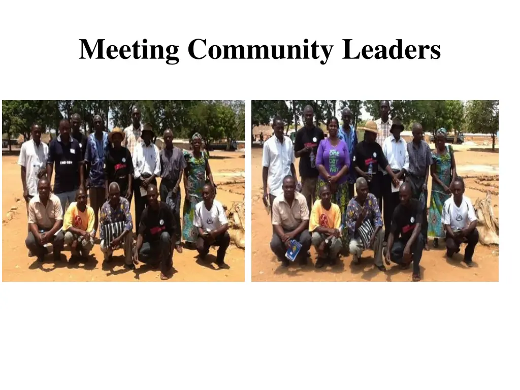 meeting community leaders