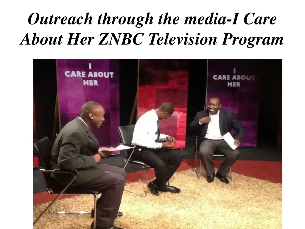 outreach through the media i care about her znbc