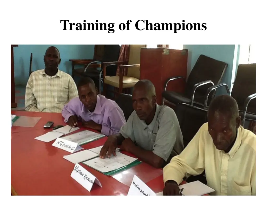 training of champions