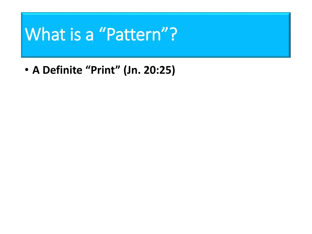 what is a pattern what is a pattern