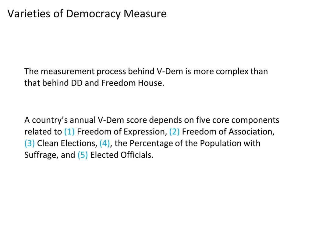 varieties of democracy measure