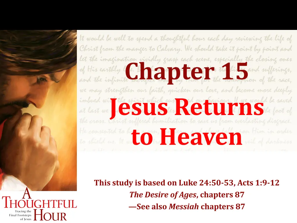 chapter 15 jesus returns to heaven