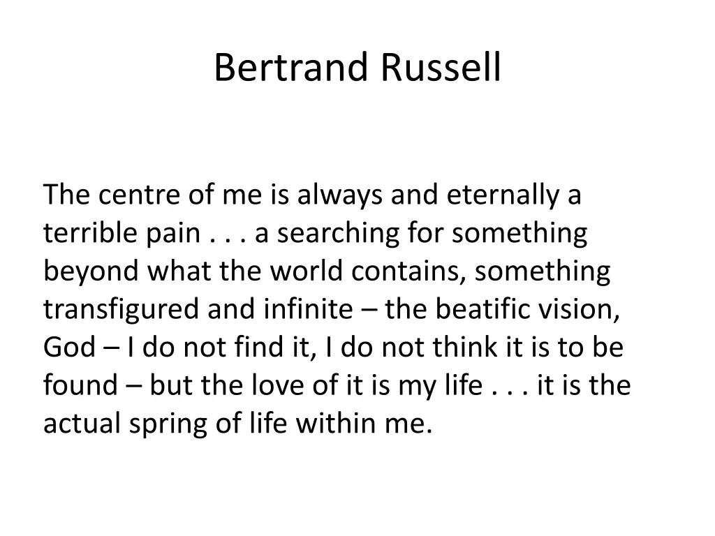 bertrand russell