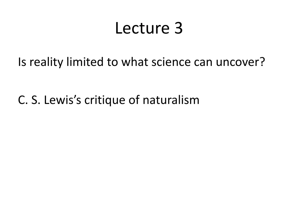 lecture 3