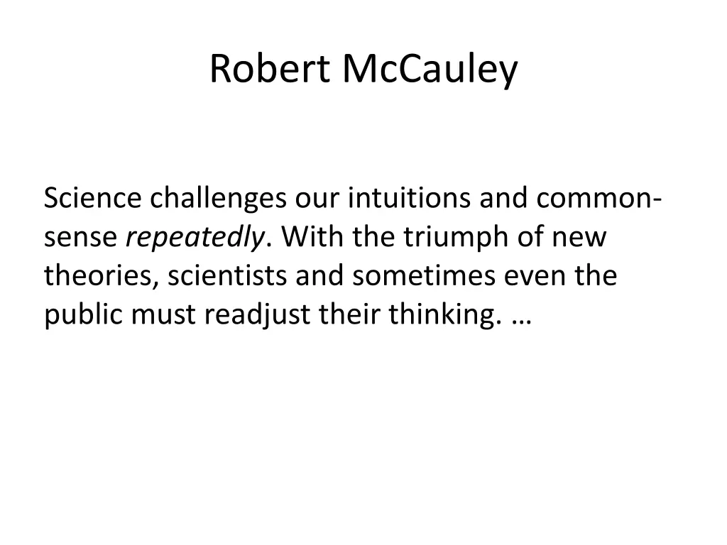 robert mccauley