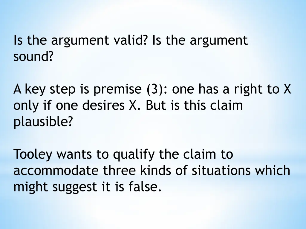 is the argument valid is the argument sound