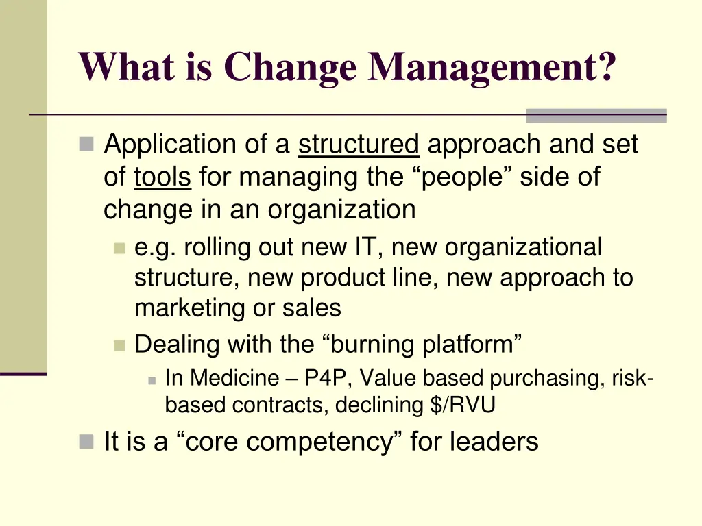 what is change management 1