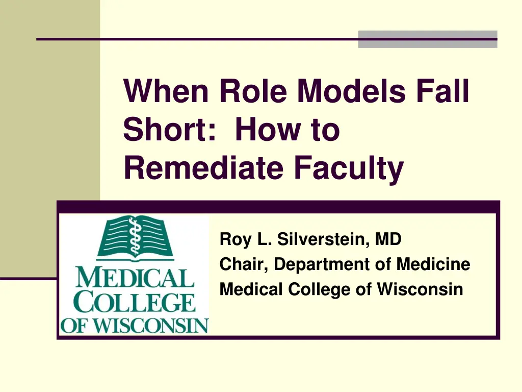 when role models fall short how to remediate