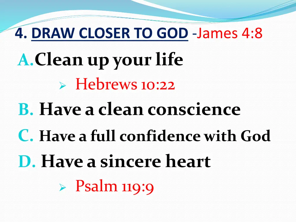 4 draw closer to god james 4 8