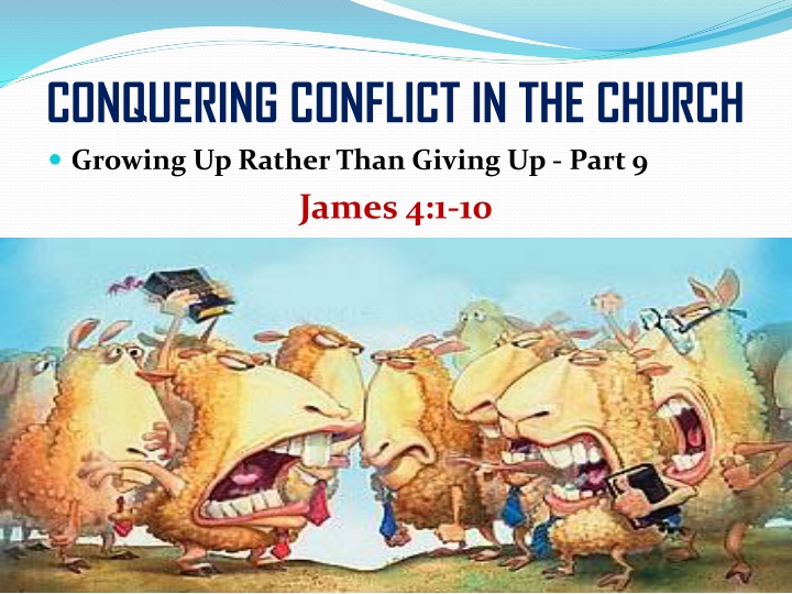 conquering conflict in the church growing