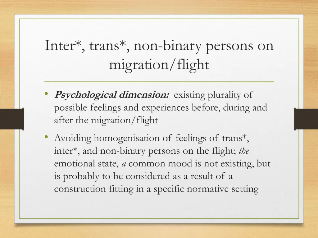 inter trans non binary persons on migration flight 1