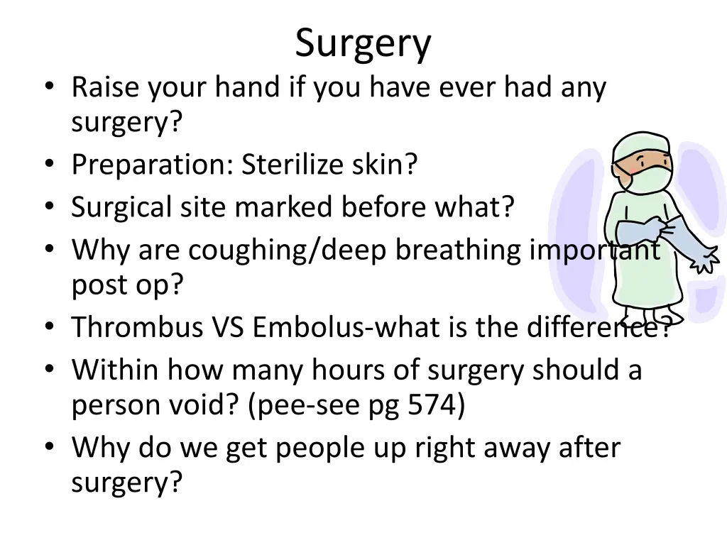 surgery