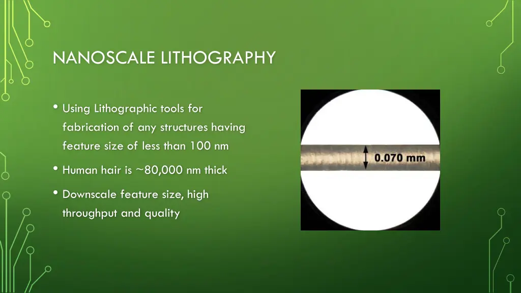 nanoscale lithography 1